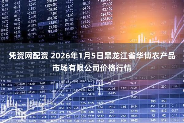 凭资网配资 2026年1月5日黑龙江省华博农产品市场有限公司价格行情